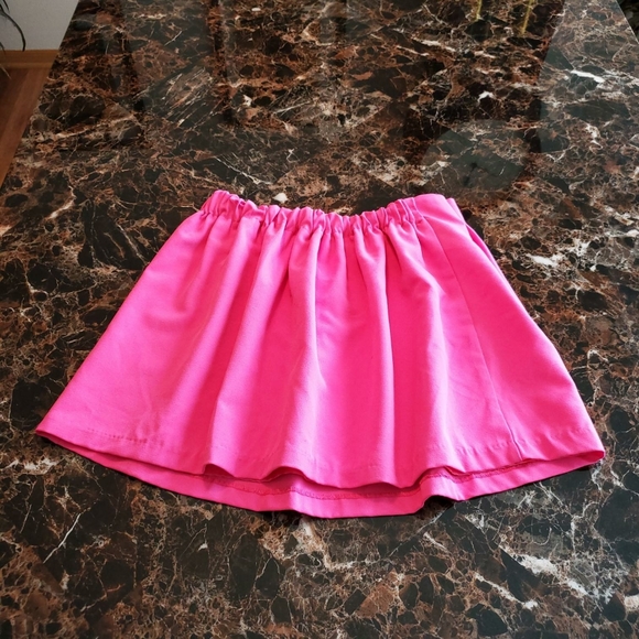 Anthropologie | Everly Hot Pink Pleated Mini Skirt - Picture 3 of 3